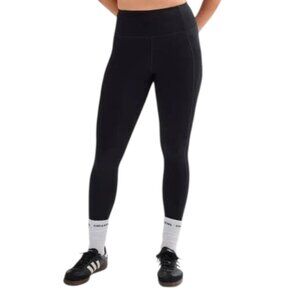 Girlfriend Collective Black Leggings Size M with Hidden Interior Waist Pocket